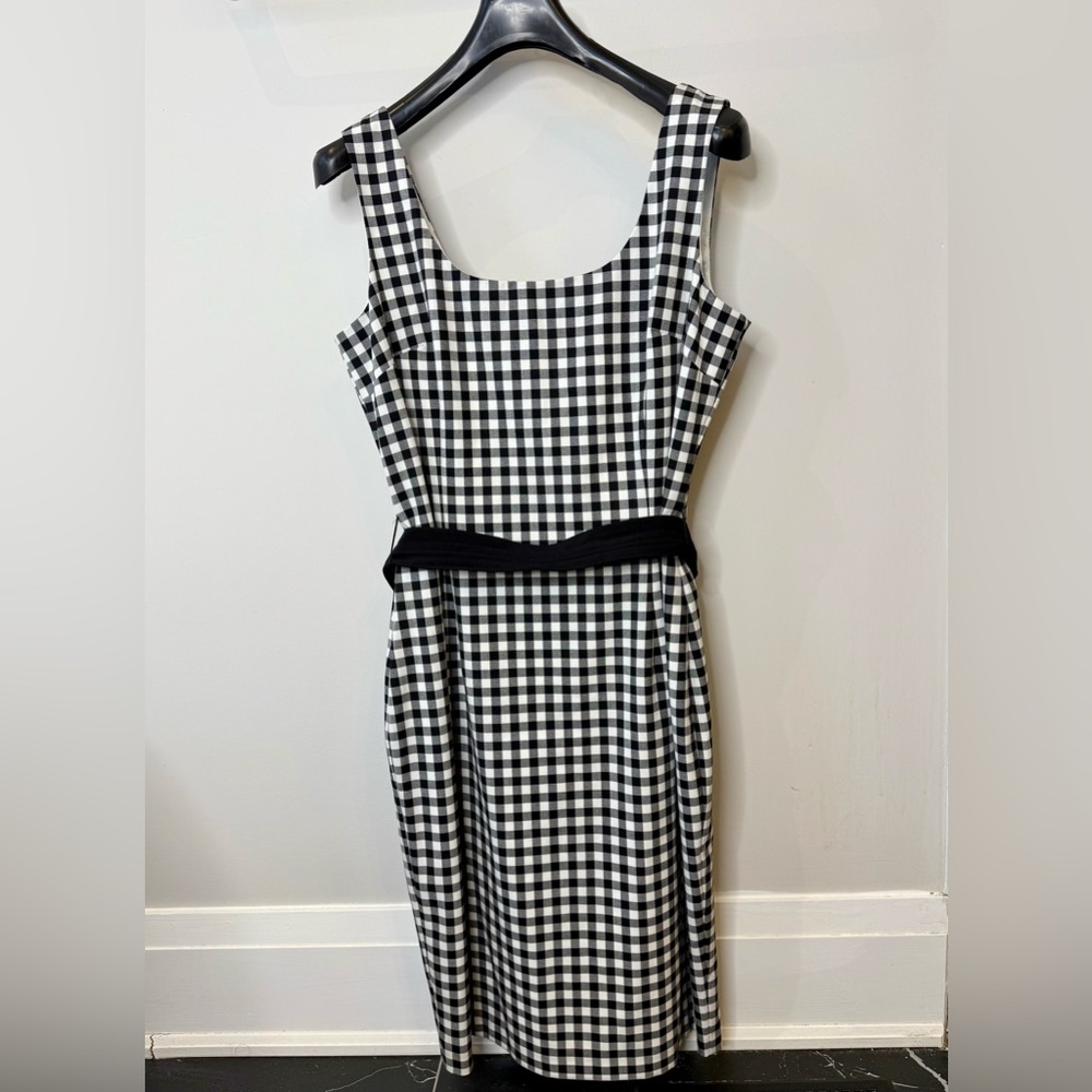 Le Chateau Gingham Check Shift Dress NWT